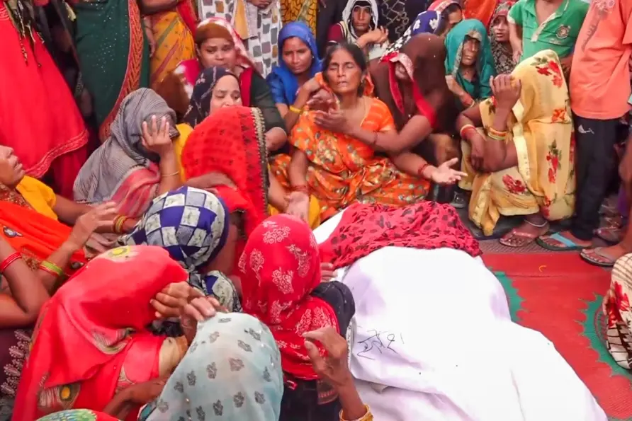 'Baba' told devotees to take soil from around his feet: Hathras stampede eyewitness