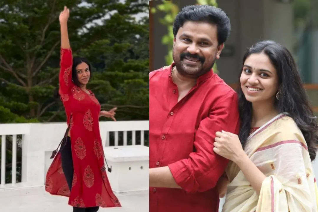 Meenakshi Dileep dancing / Dileep with Meenakshi | Photo: instagram/ meenakshi dileep