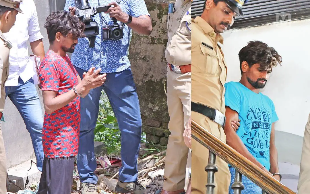 The accused Ashfaq Alam being taken for evidence collection. (File Photo)