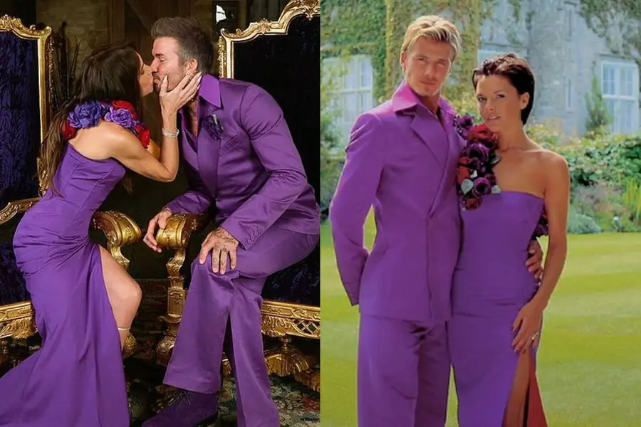 David and Victoria Beckham recreate wedding day for 25th anniversary |  Mathrubhumi English