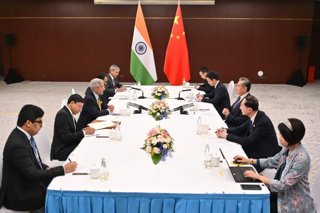 External Affairs Minister Jaishankar meets Chinese Foreign Minister Wang Yi on the sidelines of SCO Council of Heads of State Meeting