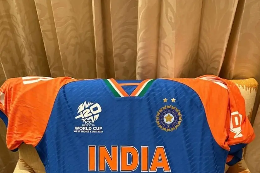 Sanju Samson unveils special two-starred jersey celebrating India's T20 World Cup victory