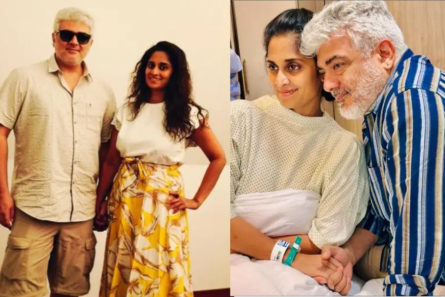Ajith rushes back to India after Shalini gets hospitalised