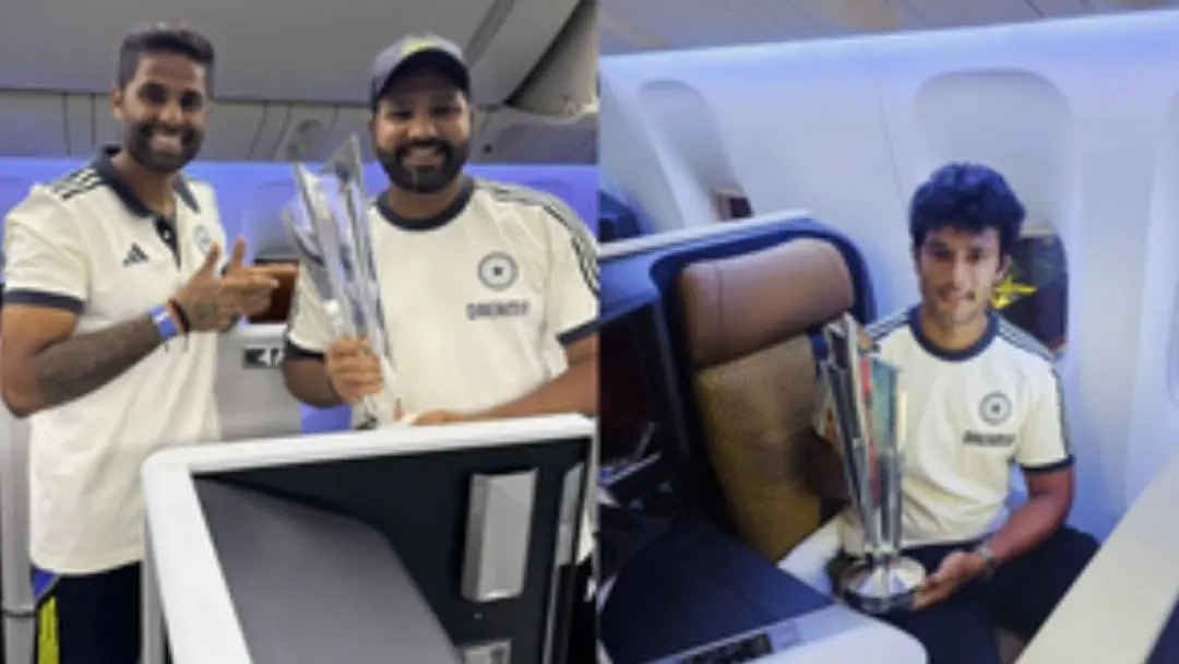 From (L) Surya Kumar Yadav, Rohit Sharma and Shivam Dube | Photo: IANS