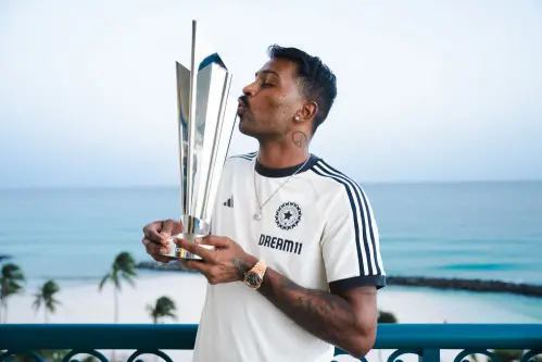 Star cricketer Hardik Pandya tops ICC's T20I all-rounders' rankings; first Indian player to do so