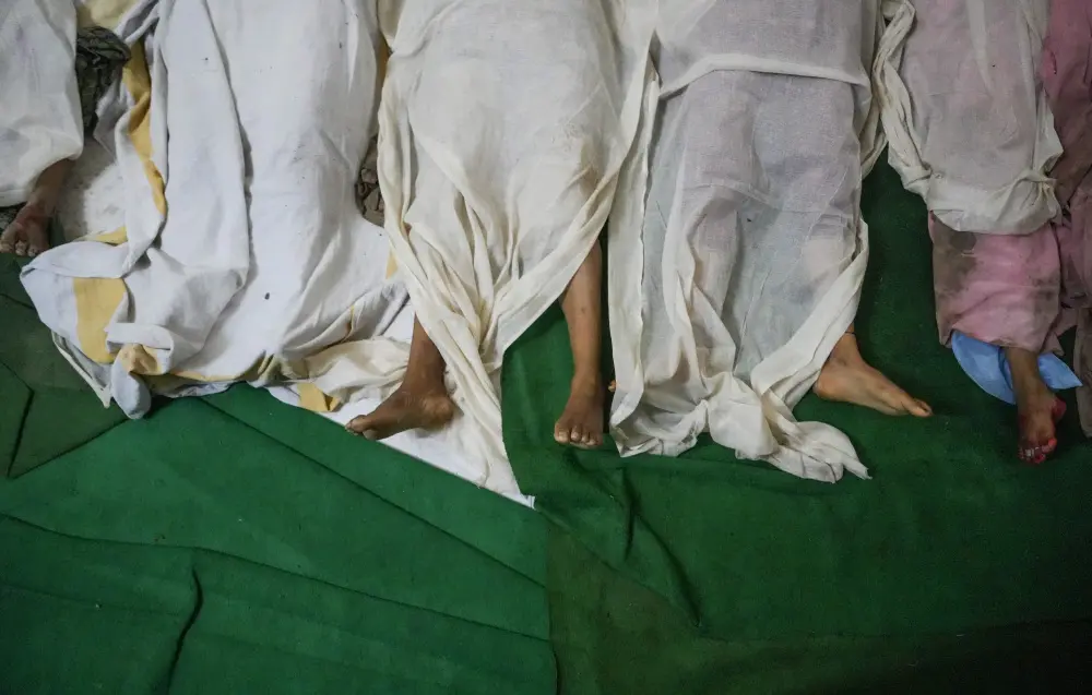 Bodies of victims of the Hathras stampede | PTI
