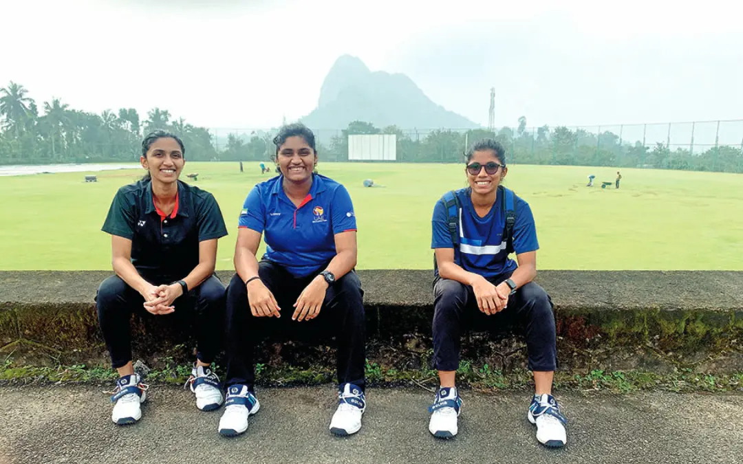 Rithika Rajith, Rinitha Rajith, and Rishitha Rajith | Photo: Mathrubhumi