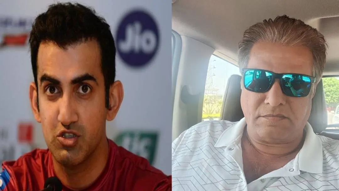 From (L) Gautam Gambhir and W V Raman | Photo: Agencies