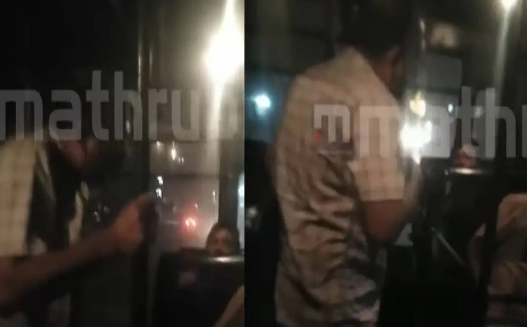 Screengrab of the incident
