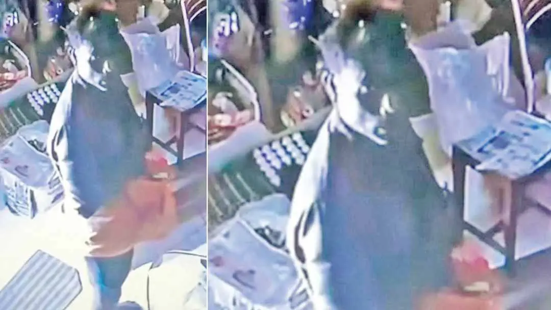 CCTV footage shows Subair at a shop near R.K. Junction | Photo: Mathrubhumi