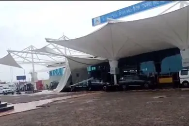 Canopy collapses at Rajkot Airport, third such incident in 3 days