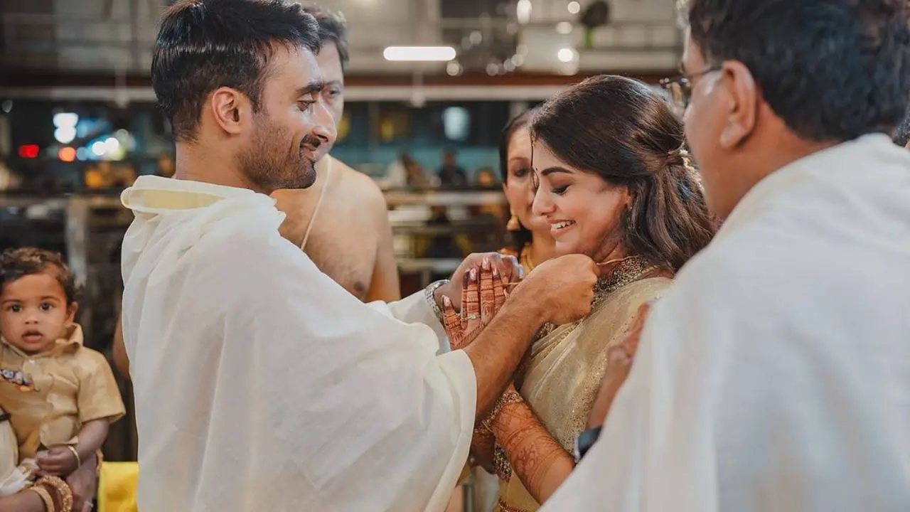 Meera Nandan ties the knot at Guruvayur temple | Photo: Meera Nandan | Instagram