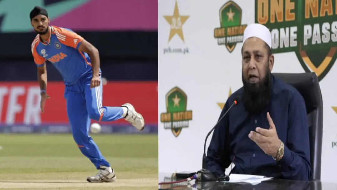 From (L) Arshdeep Singh and Inzamam ul Haq | Photo: Agencies