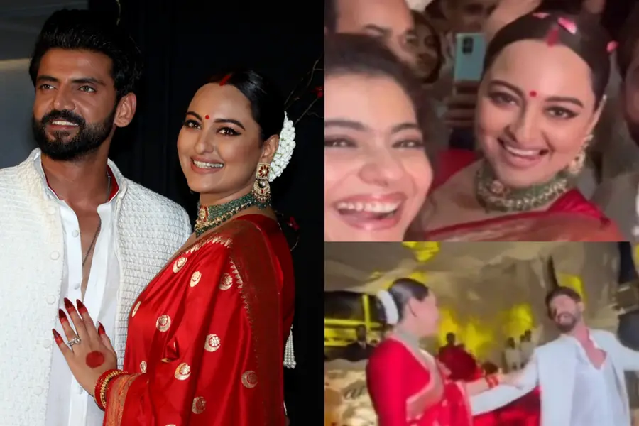 Watch: Sonakshi-Zaheer dance at wedding reception in presence of celebrity friends