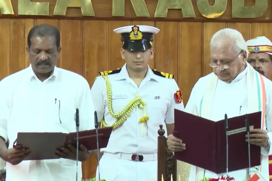 OR Kelu sworn in as minister in LDF government