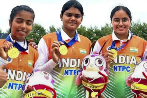 Indian women's compound archery team clinches third consecutive World Cup gold