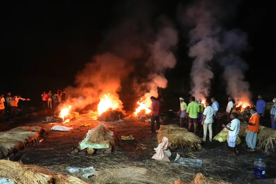 Mass creamation at Kallakurichi Hooch Tragedy | Filephoto: PTI