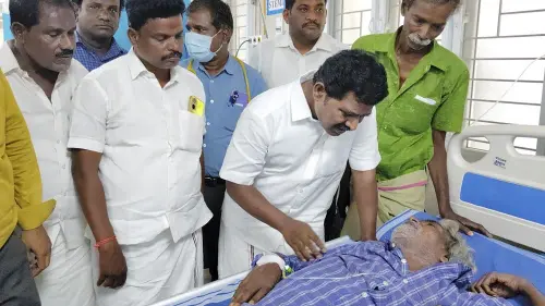 Man undergoes treatment after consuming illicit liquor in Tamil Nadu's Kallakurichi district