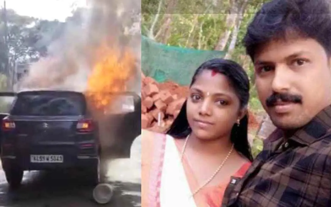 Screengrab from the visuals, Reesha and Prajith
