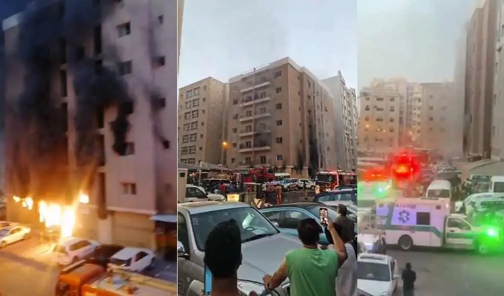 Visuals of fire break out | Photo: MBI