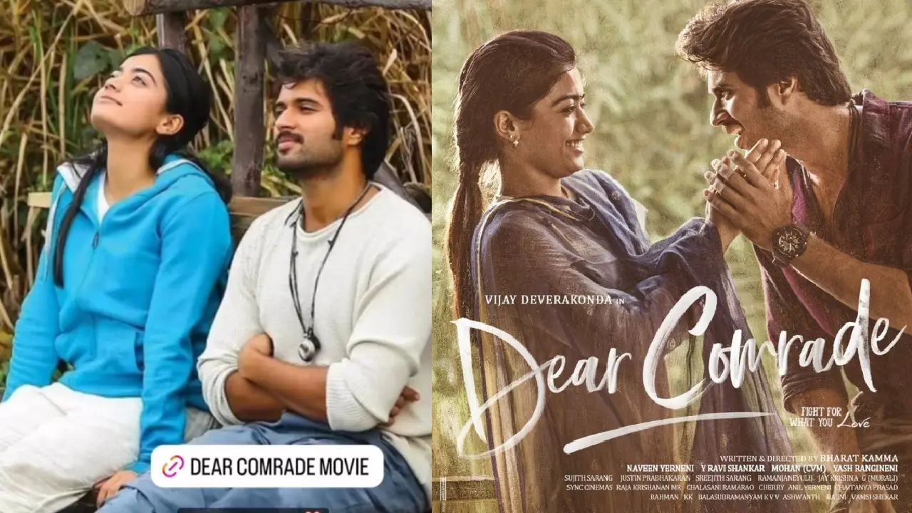 Vijay Deverakonda with Rashmika Mandanna