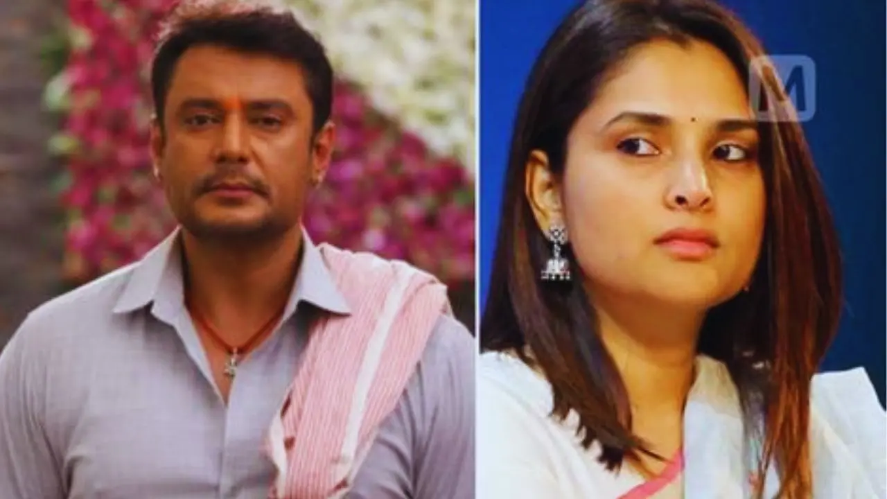 Actor Darshan, Divya Spandana | Facebook/NimmaPreethiyaDasaDarshan, Mathrubhumi