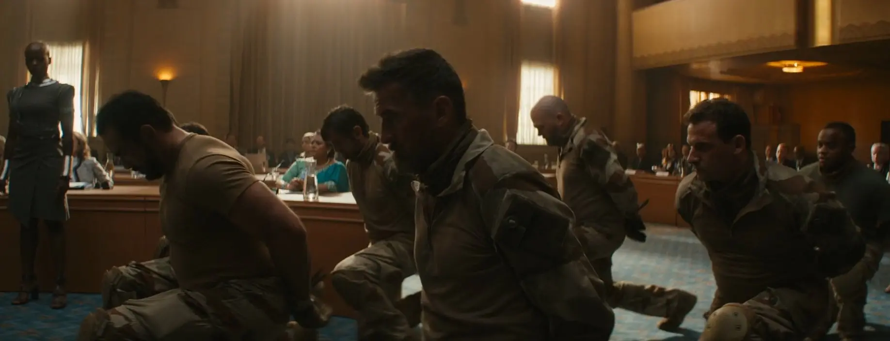 A scene from the Black Panther movie