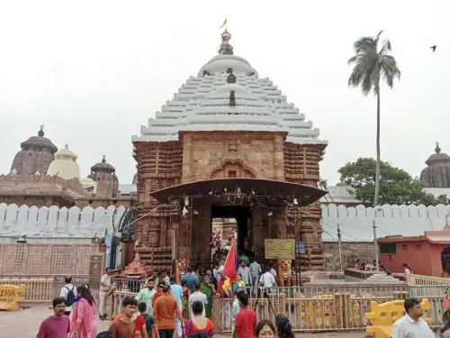 Devotees visit the Jagannath Temple, in Puri | Photo: PTI