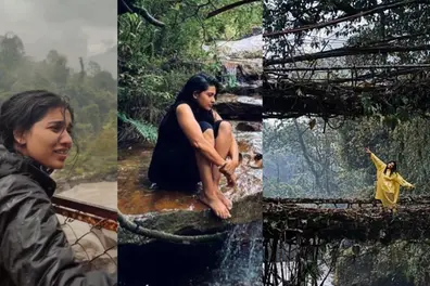 Mamitha Baiju explores Meghalaya's beauty in monsoon adventure