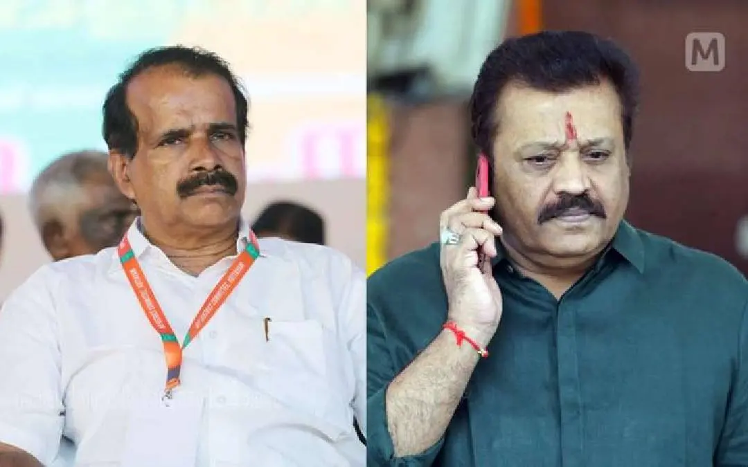 George Kurian, Suresh Gopi | Photo: മാതൃഭൂമി