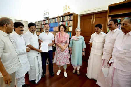 Certificate of election handed over to Rahul Gandhi in presence of Congress leaders