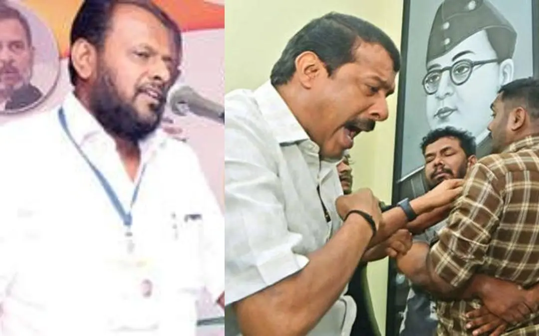 Jose Valloor from Thrissur DCC clash