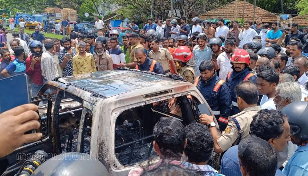 Visuals from the accident