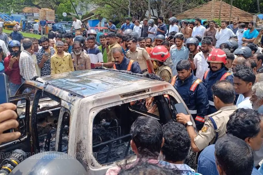 Man charred to death after car catches fire in Kozhikode