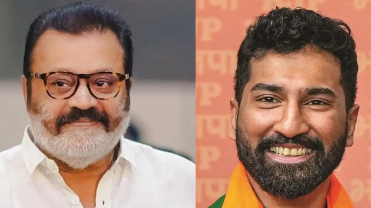 Suresh Gopi, Anil Antony | Photo: facebook.com/ActorSureshGopi, PTI