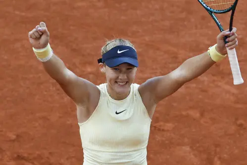 Teenager Mirra Andreeva stuns Aryna Sabalenka to enter French Open semis