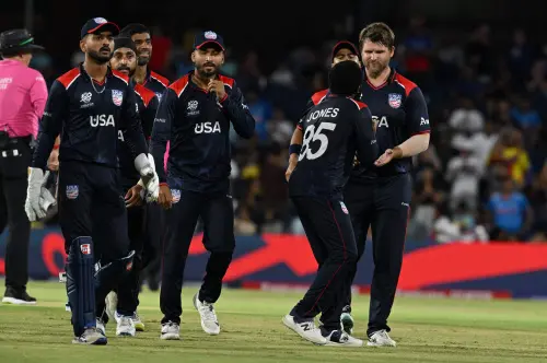 The USA cricket team. l Photo: Agencies