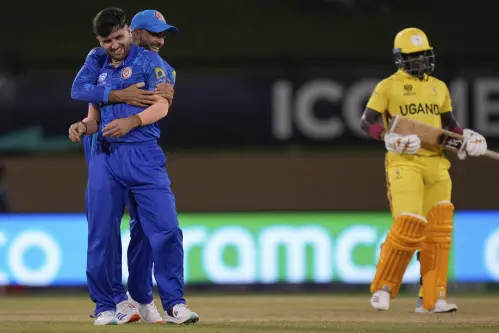 Farooqi's maiden five-wicket haul seals 125-run win for Afghanistan over Uganda