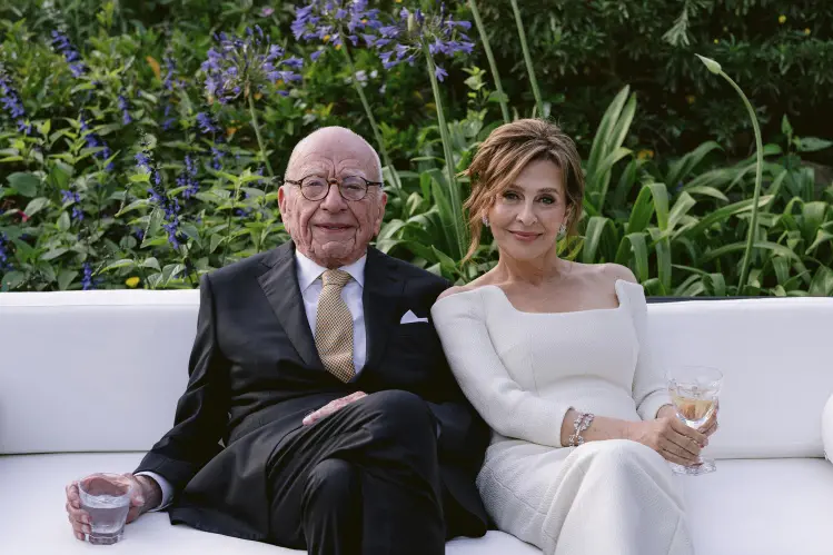 Media mogul Rupert Murdoch gets married for the fifth time
