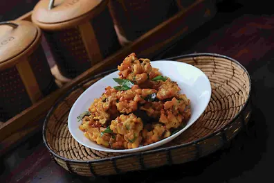 Cauliflower crunchies for a cozy rainy day