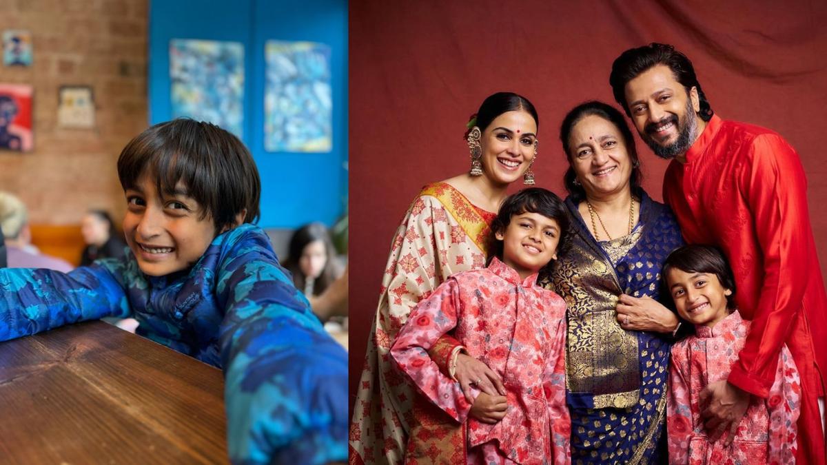 This is how Riteish, Genelia showered love on son Rahyl's 8th birthday ...