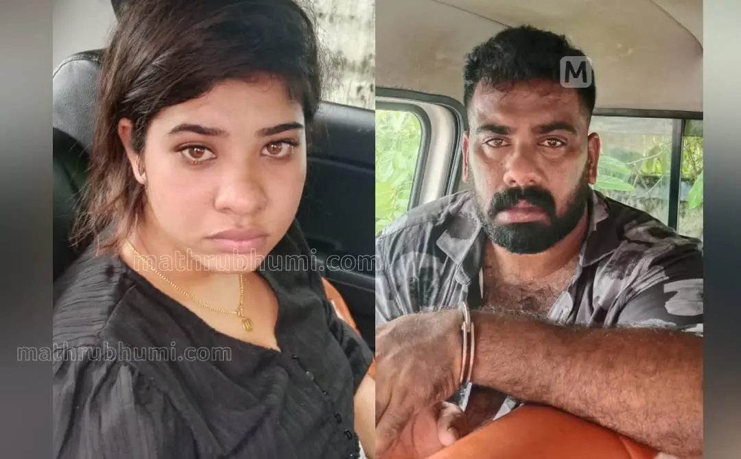 പിടിയിലായ വര്‍ഷ, അമീര്‍ മജീദ്