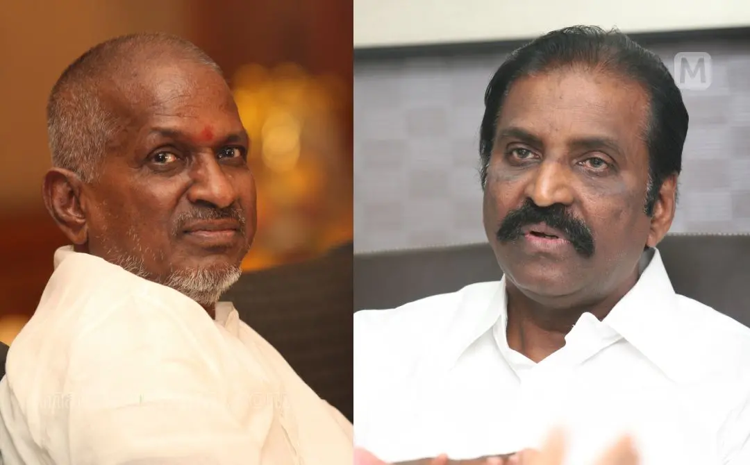 Ilaiyaraaja and Vairamuthu | Photo: V. Ramesh\Mathrubhumi