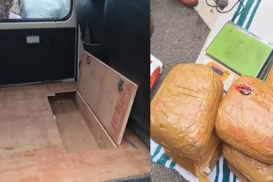 Cannabis seized from secret chamber of car in Kovalam