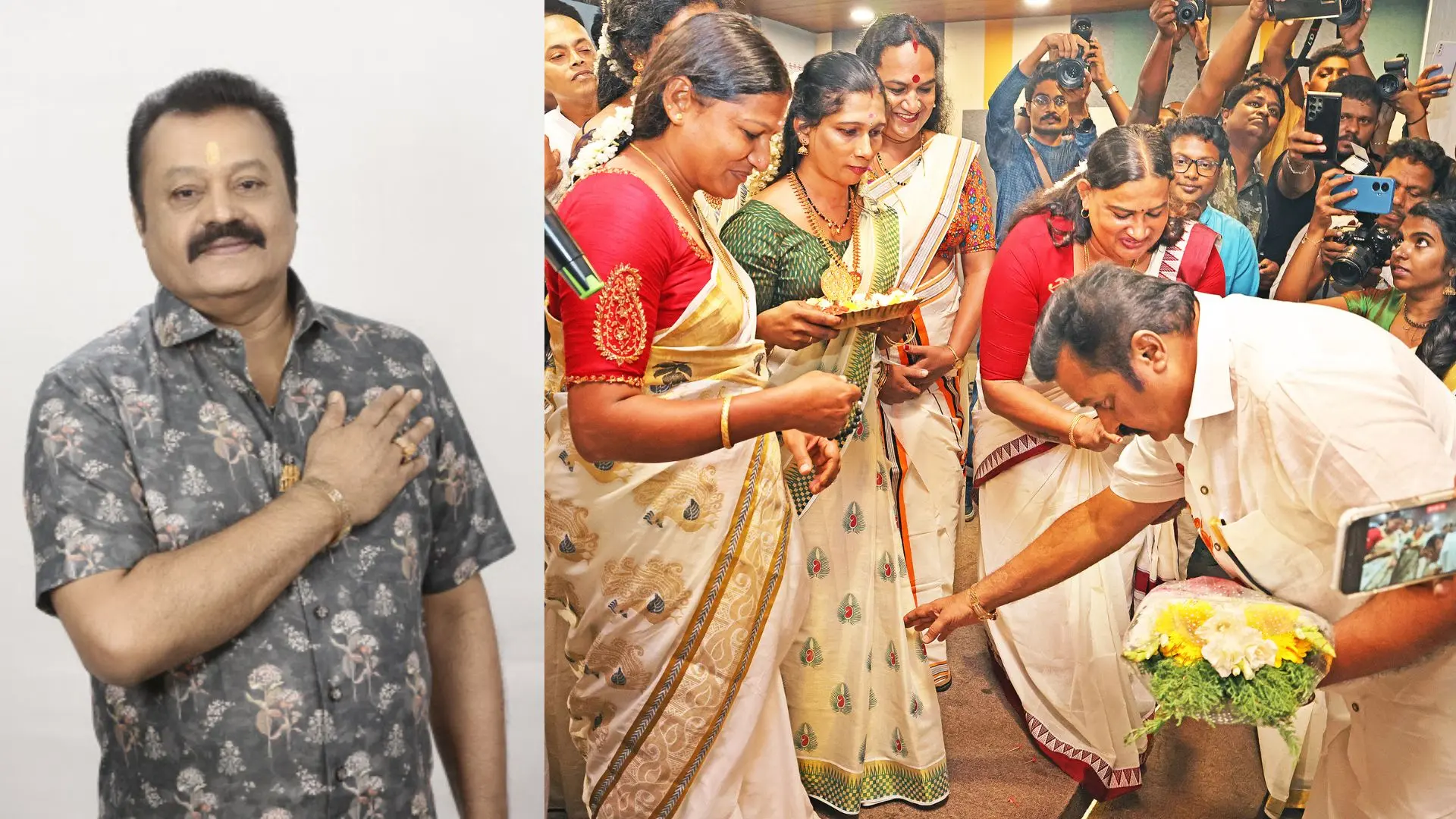 Suresh Gopi provides financial aid to transgenders
