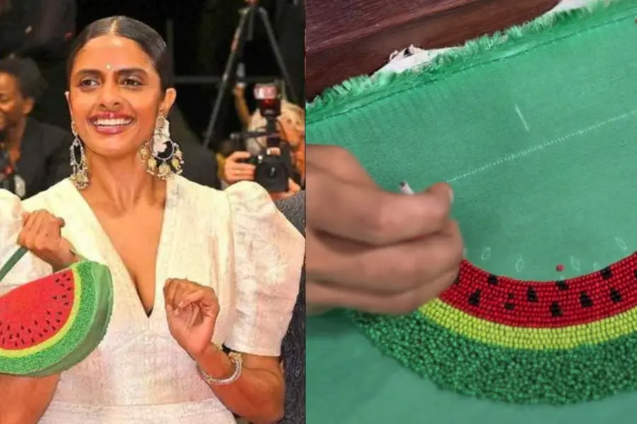 Kochi connection of Kani's eye-catching 'watermelon sliced bag'
