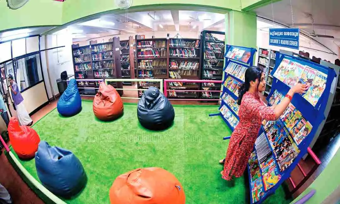 The reading corner | Photo: Mathrubhumi