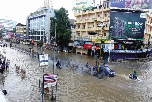 Kozhikode city continues to reel under waterlogging during heavy rains