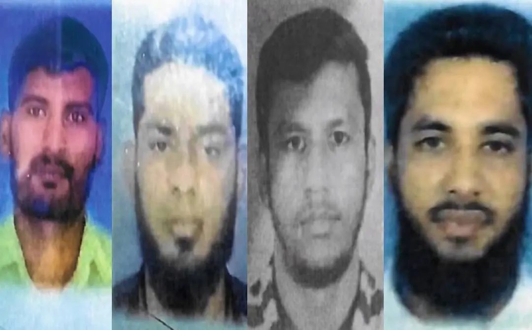 The suspected IS terrorists arrested by Gujarat ATS