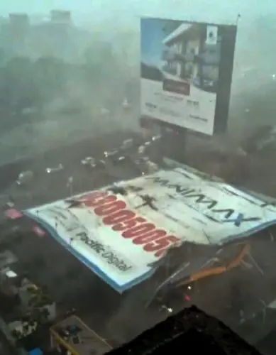 Hoarding collapsed in Ghatkopar area of Mumbai | Photo: PTI